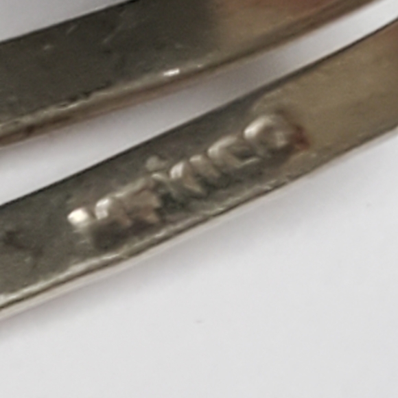 Vintage Silver Oval Abalone V Shape Bracelet Sterling silver made in Mexico. - Picture 2 of 3